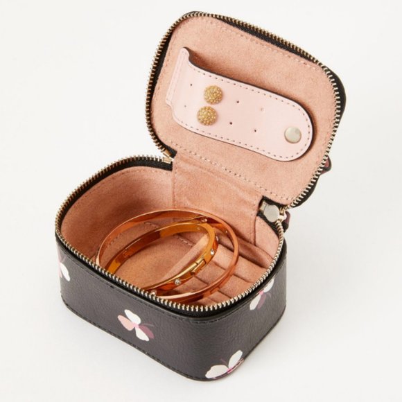 kate spade Floral Pup Jewelry Holder case nwt - Picture 2 of 7